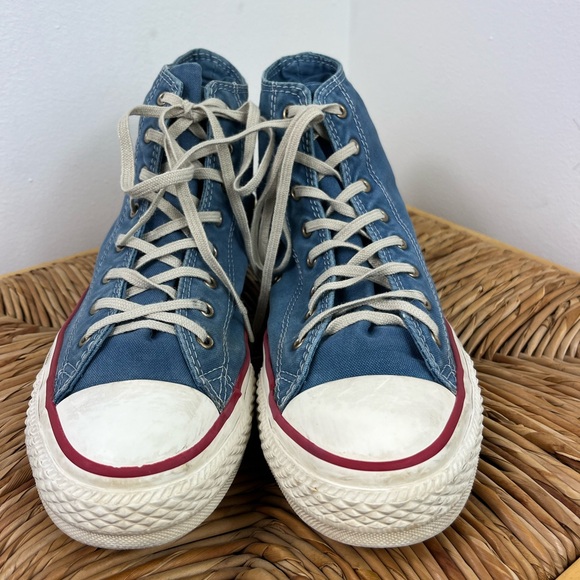 Converse Chuck Taylor Washed High Top Sneakers Sz 9.5 - Picture 7 of 11